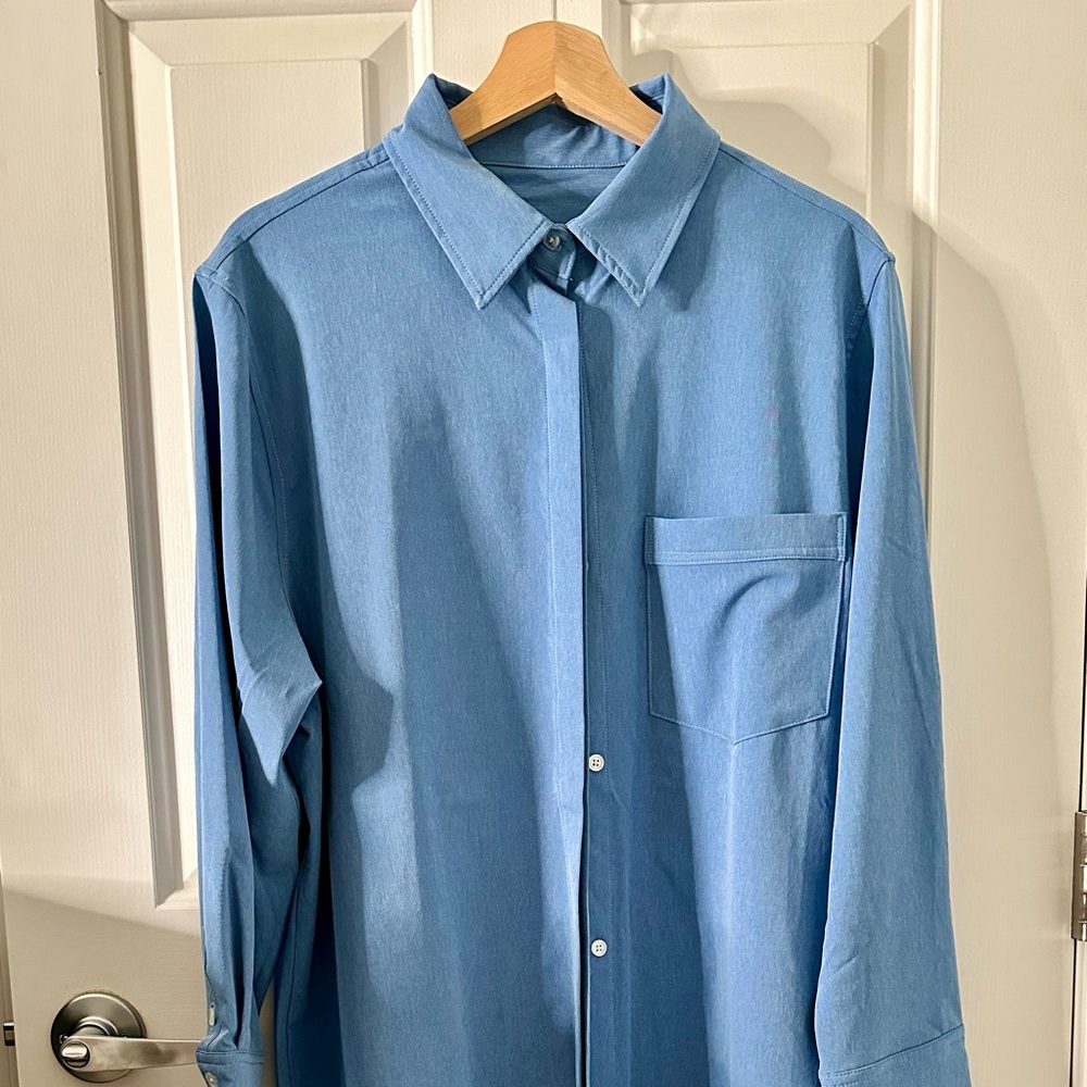 Leze The Label Blue Midi Dress